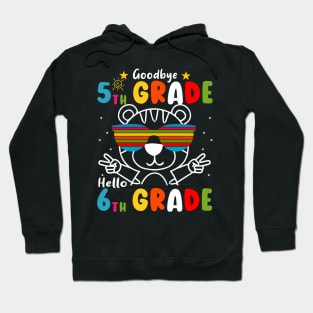 Goodbye 5th Grade Graduation Hello 6th Grade Last Day Of School tiger Hoodie